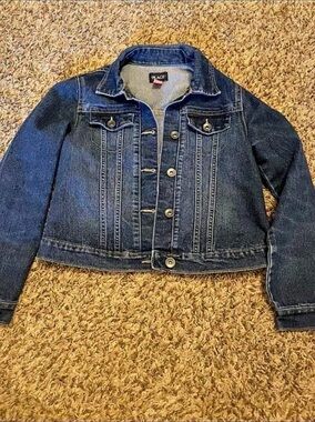 CHILDREN’S PLACE Denim Jacket Size 10/12 Like New
